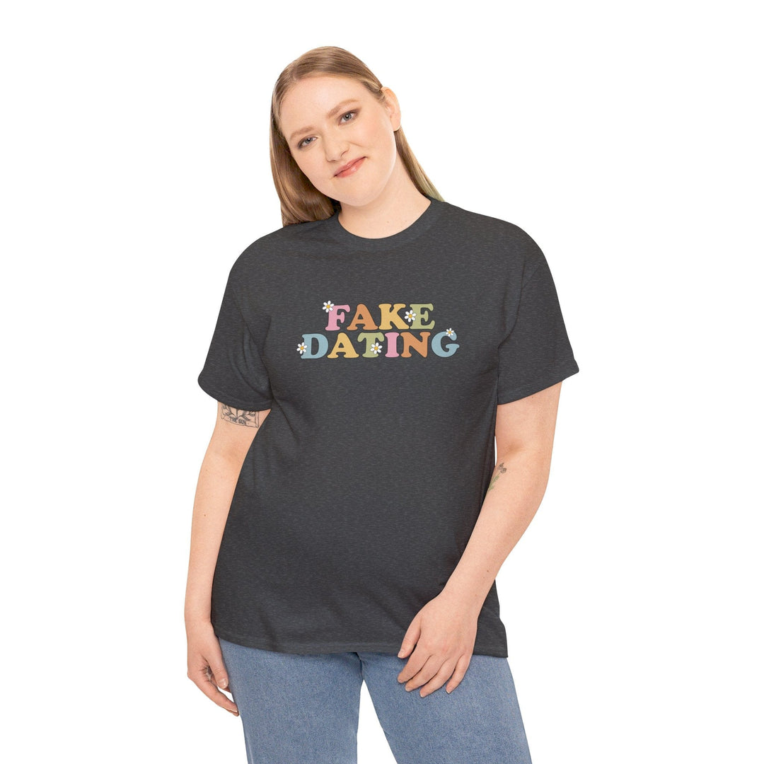 Slow Burn Publishing T-Shirt Fake Dating - Unisex Heavy Cotton Tee