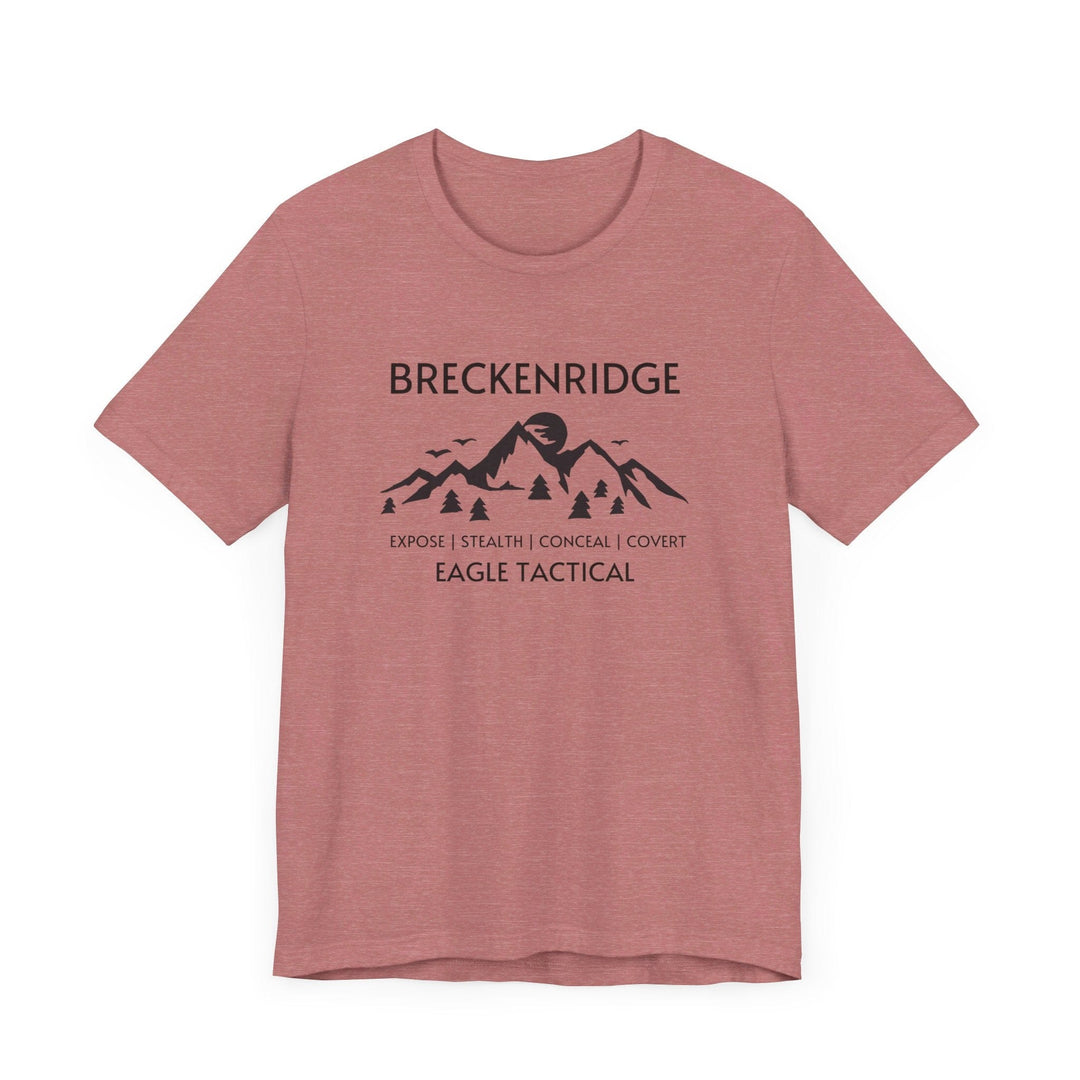 Slow Burn Publishing T-Shirt Heather Mauve / S Breckenridge - Expose | Stealth | Conceal | Covert - Unisex Jersey Short Sleeve Tee