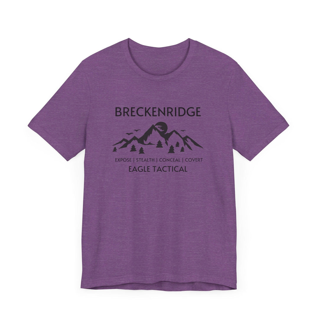 Slow Burn Publishing T-Shirt Heather Team Purple / S Breckenridge - Expose | Stealth | Conceal | Covert - Unisex Jersey Short Sleeve Tee