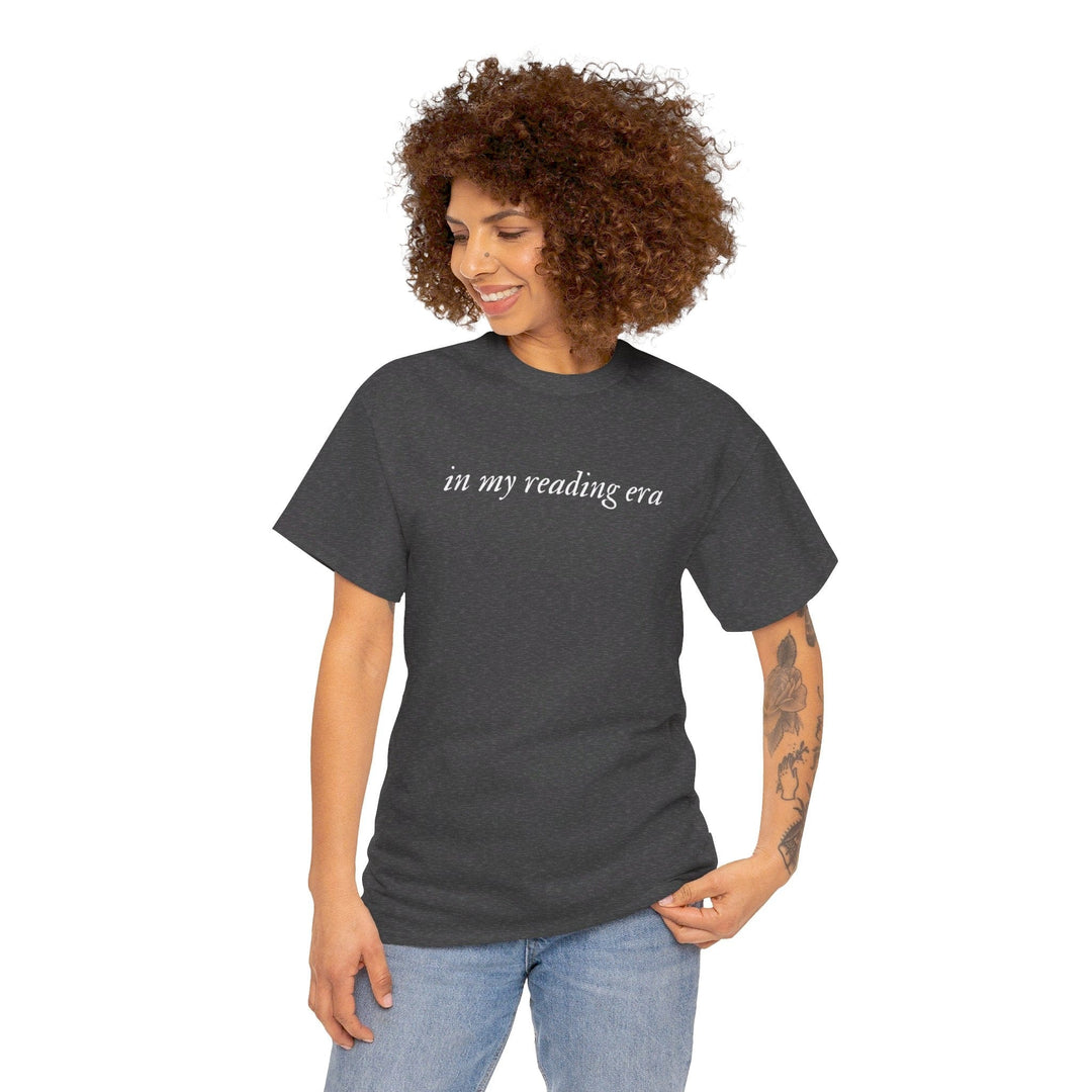 Slow Burn Publishing T-Shirt In My Reading Era - Unisex Heavy Cotton Tee