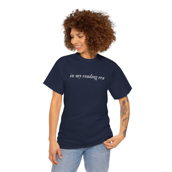 Slow Burn Publishing T-Shirt In My Reading Era - Unisex Heavy Cotton Tee