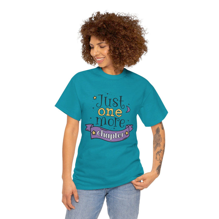 Slow Burn Publishing T-Shirt Just One More Chapter - Unisex Heavy Cotton Tee