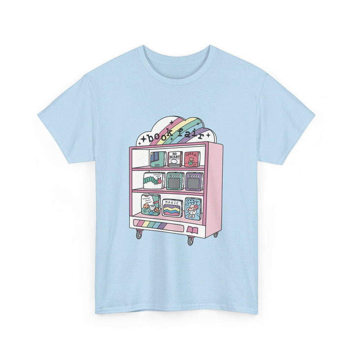 Slow Burn Publishing T-Shirt Light Blue / S Bookfair - Unisex Heavy Cotton Tee