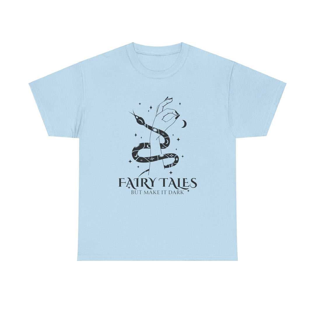 Slow Burn Publishing T-Shirt Light Blue / S Fairy Tales but make it Dark - Unisex Heavy Cotton Tee