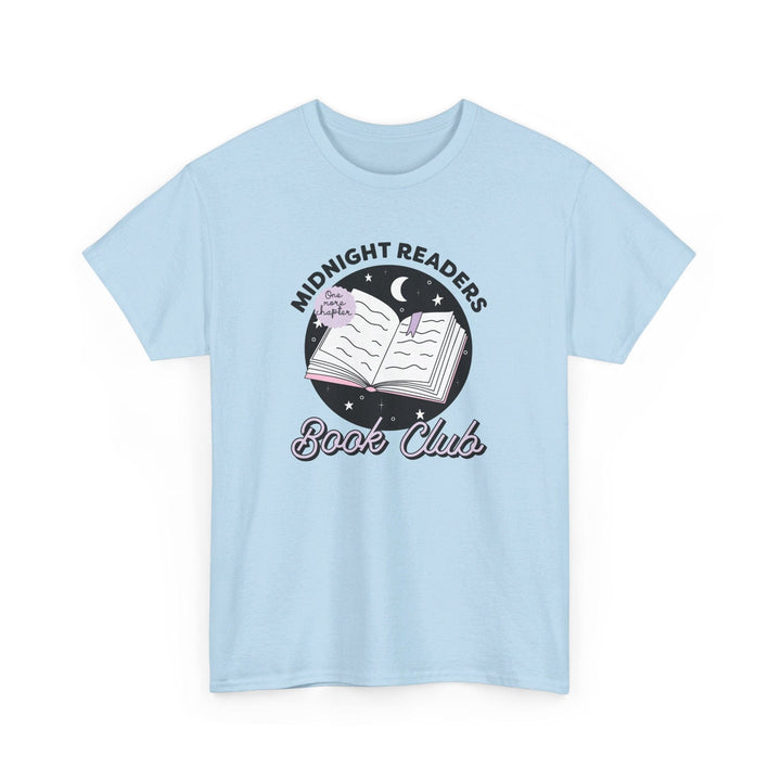 Slow Burn Publishing T-Shirt Light Blue / S Midnight Readers Book Club - Unisex Heavy Cotton Tee