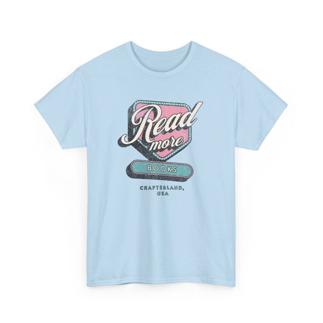 Slow Burn Publishing T-Shirt Light Blue / S Read More Books - Unisex Heavy Cotton Tee