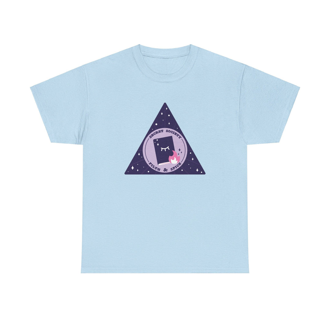 Slow Burn Publishing T-Shirt Light Blue / S Secret Society - Unisex Heavy Cotton Tee