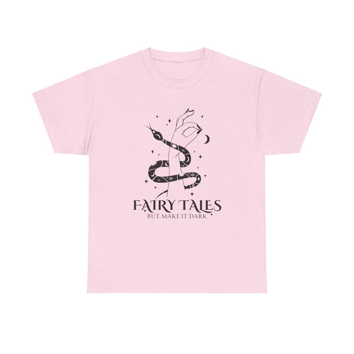 Slow Burn Publishing T-Shirt Light Pink / S Fairy Tales but make it Dark - Unisex Heavy Cotton Tee