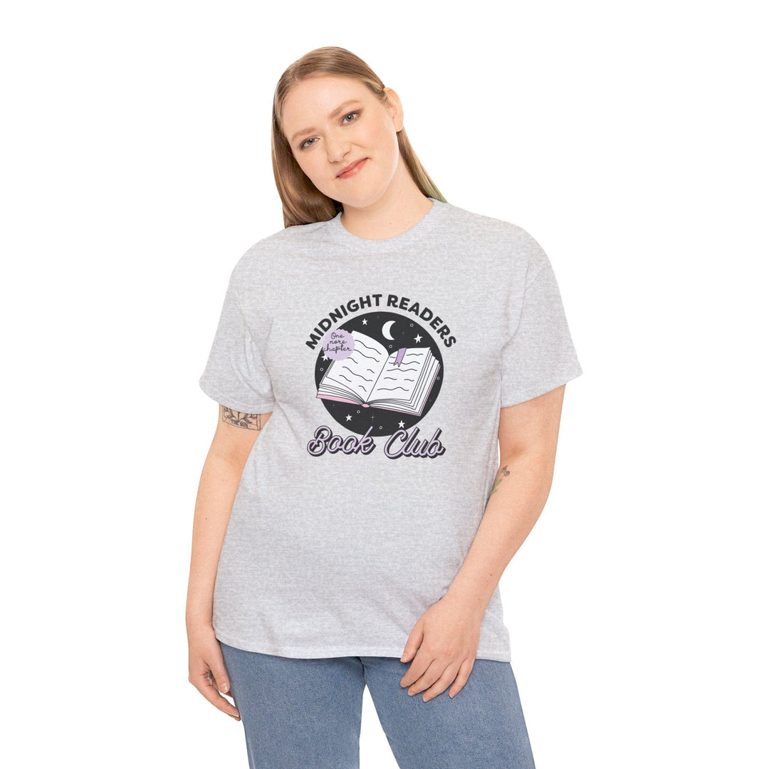 Slow Burn Publishing T-Shirt Midnight Readers Book Club - Unisex Heavy Cotton Tee