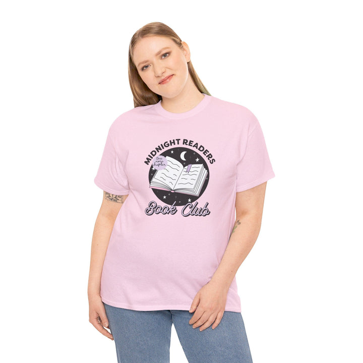 Slow Burn Publishing T-Shirt Midnight Readers Book Club - Unisex Heavy Cotton Tee