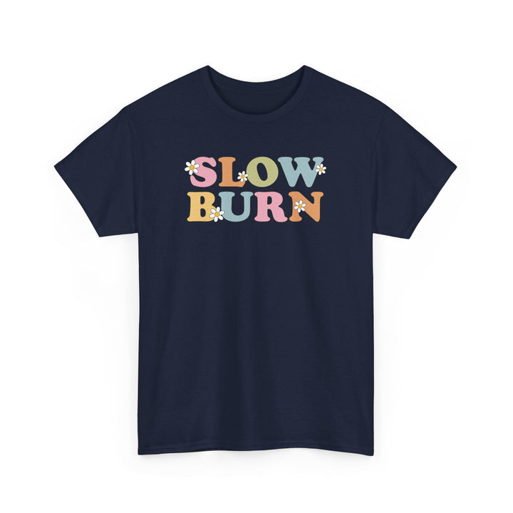 Slow Burn Publishing T-Shirt Navy / S Slow Burn - Unisex Heavy Cotton Tee