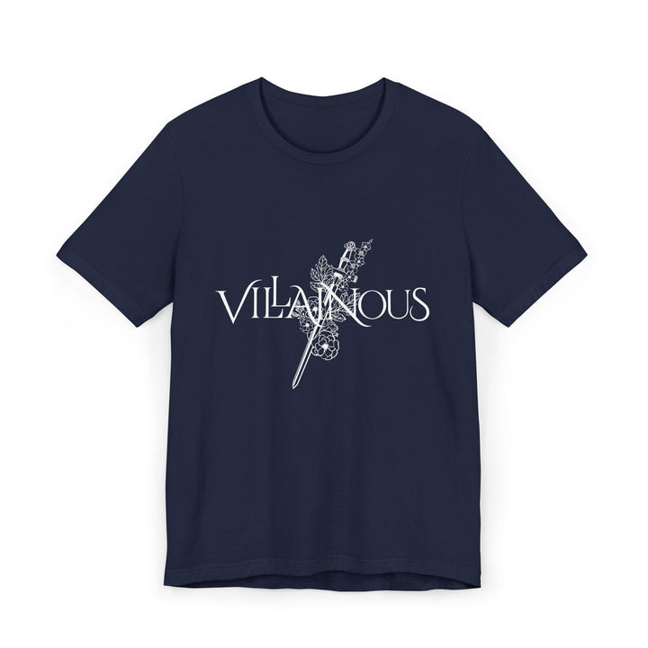 Slow Burn Publishing T-Shirt Navy / S Villainous - Unisex Jersey T-Shirt