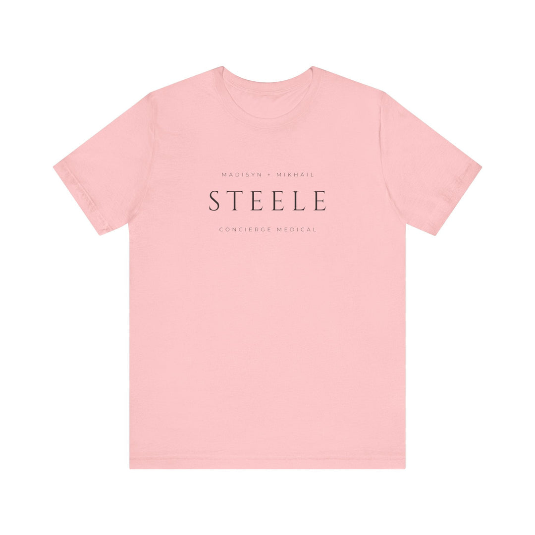 Slow Burn Publishing T-Shirt Pink / S Steele Concierge Medical - Unisex Jersey Short Sleeve Tee