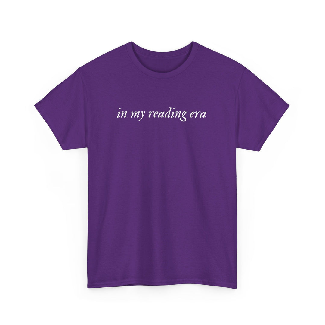 Slow Burn Publishing T-Shirt Purple / S In My Reading Era - Unisex Heavy Cotton Tee