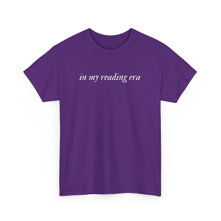 Slow Burn Publishing T-Shirt Purple / S In My Reading Era - Unisex Heavy Cotton Tee