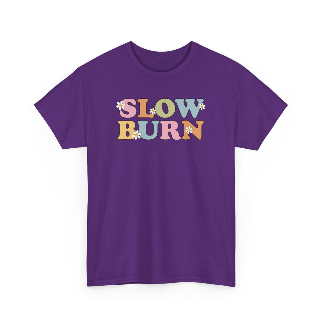 Slow Burn Publishing T-Shirt Purple / S Slow Burn - Unisex Heavy Cotton Tee