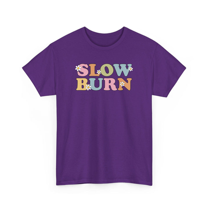 Slow Burn Publishing T-Shirt Purple / S Slow Burn - Unisex Heavy Cotton Tee