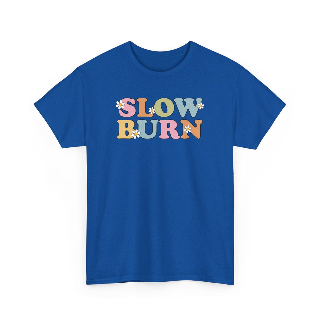 Slow Burn Publishing T-Shirt Royal / S Slow Burn - Unisex Heavy Cotton Tee