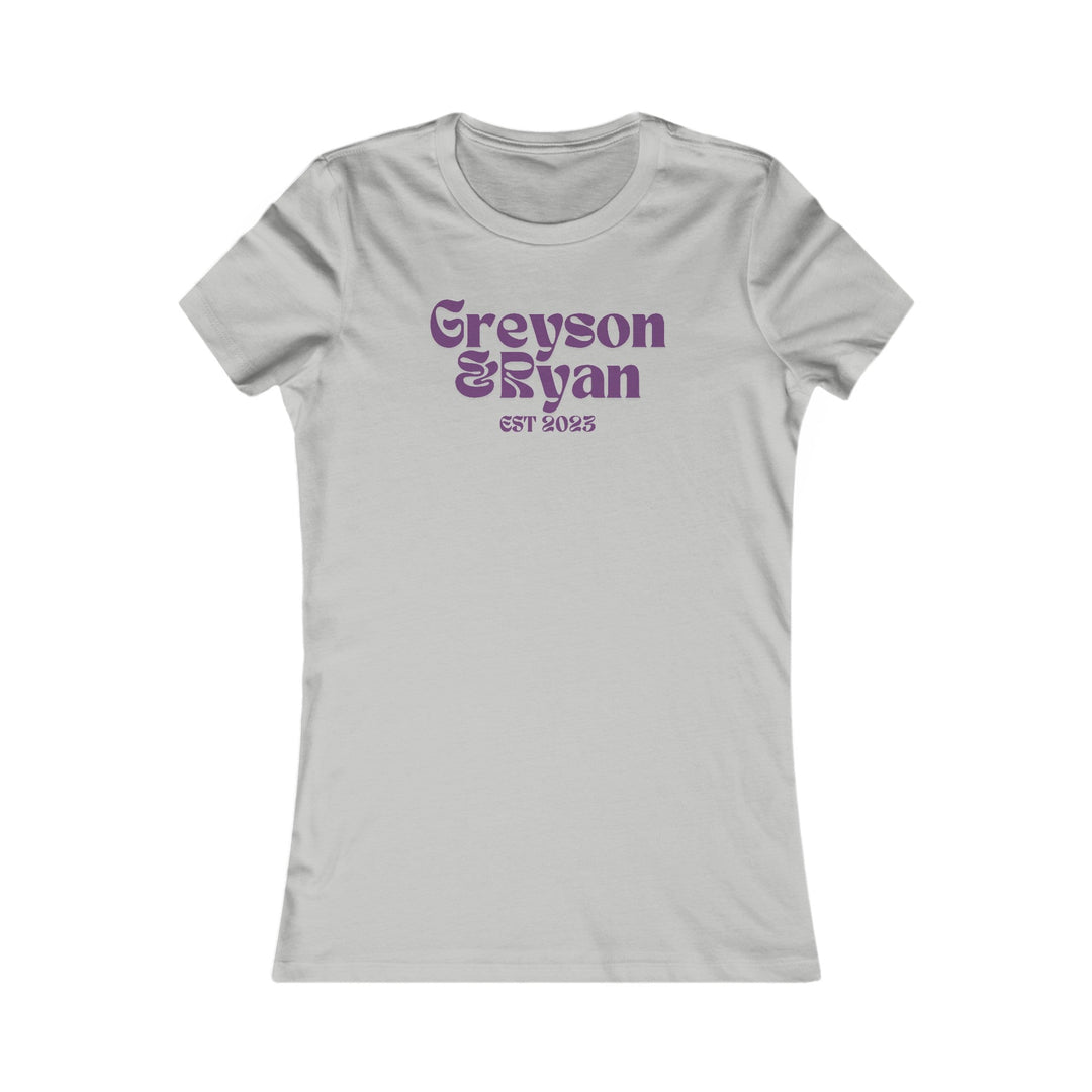 Slow Burn Publishing T-Shirt S / Athletic Heather Greyson & Ryan Est 2023 -  Women's Favorite Tee