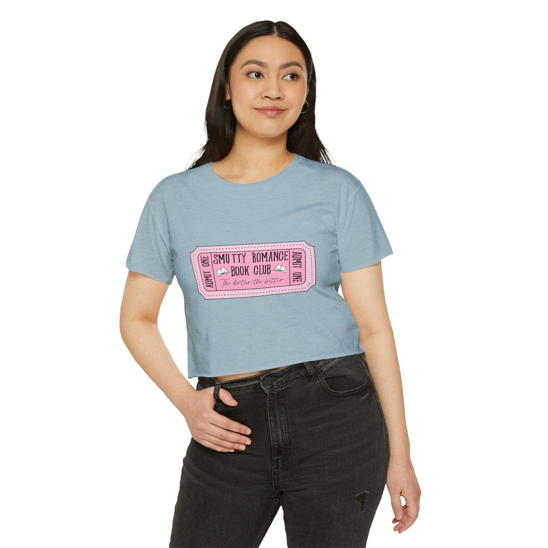 Slow Burn Publishing T-Shirt Smutty Romance Book Club - Women's Festival Crop Top