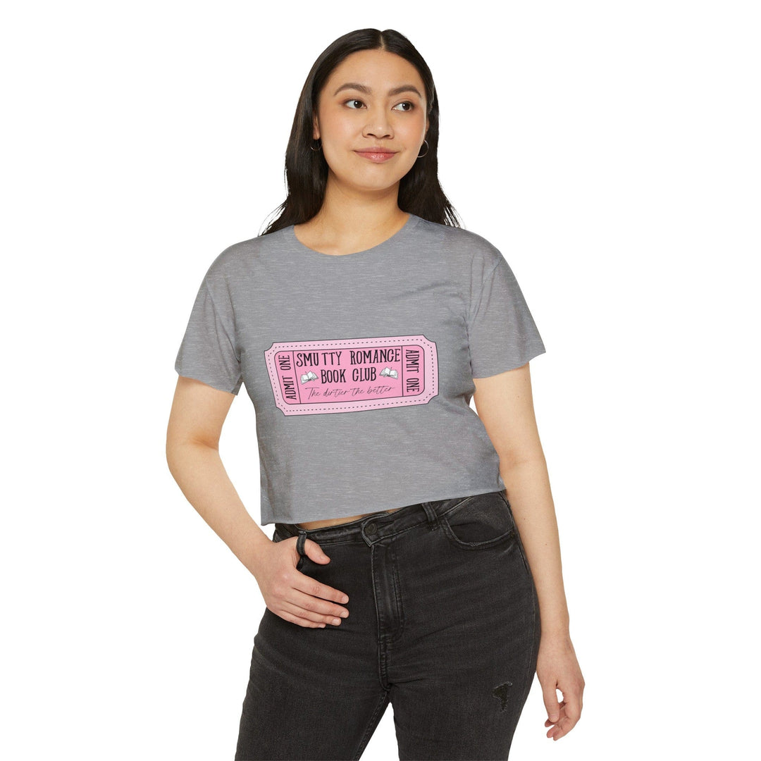 Slow Burn Publishing T-Shirt Smutty Romance Book Club - Women's Festival Crop Top