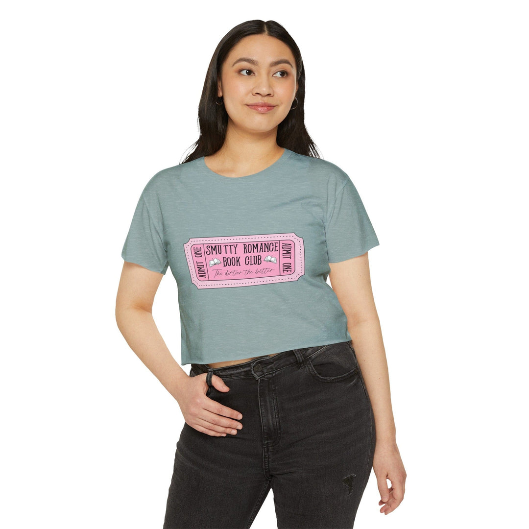 Slow Burn Publishing T-Shirt Smutty Romance Book Club - Women's Festival Crop Top