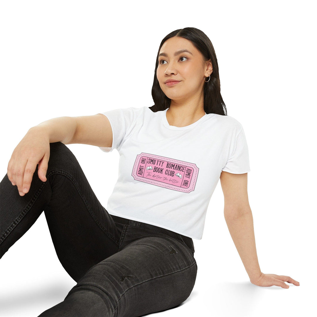 Slow Burn Publishing T-Shirt Smutty Romance Book Club - Women's Festival Crop Top