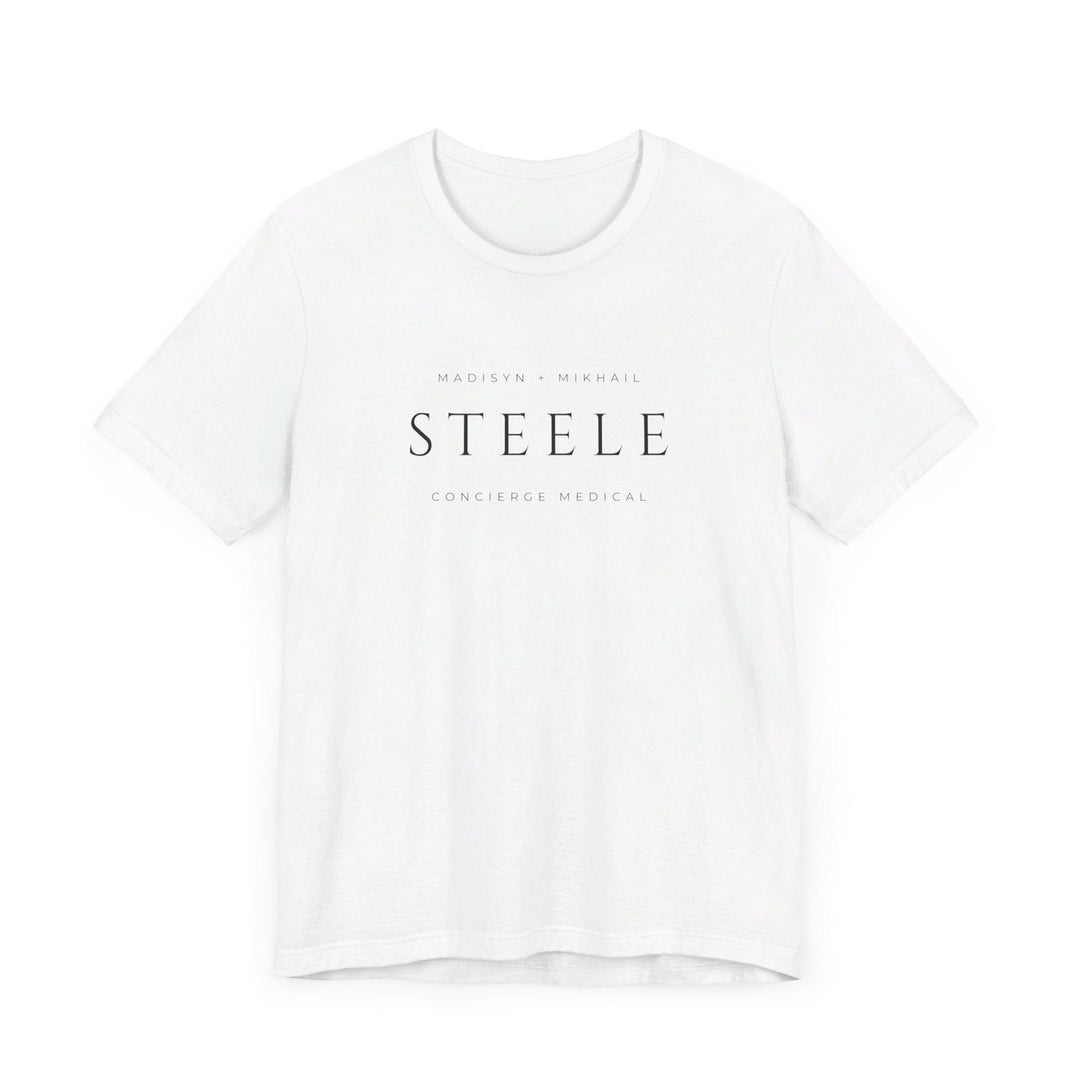 Slow Burn Publishing T-Shirt Steele Concierge Medical - Unisex Jersey Short Sleeve Tee