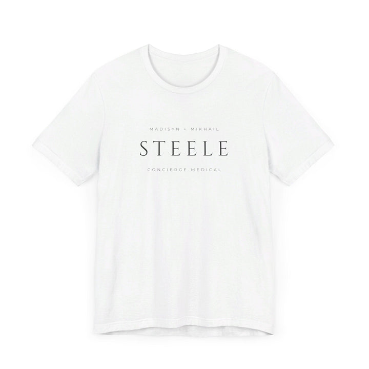 Slow Burn Publishing T-Shirt Steele Concierge Medical - Unisex Jersey Short Sleeve Tee