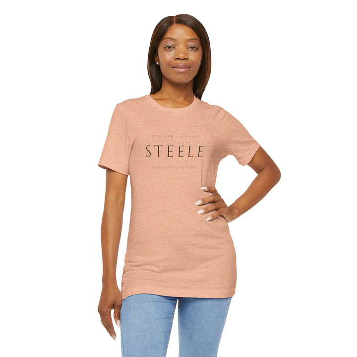 Slow Burn Publishing T-Shirt Steele Concierge Medical - Unisex Jersey Short Sleeve Tee