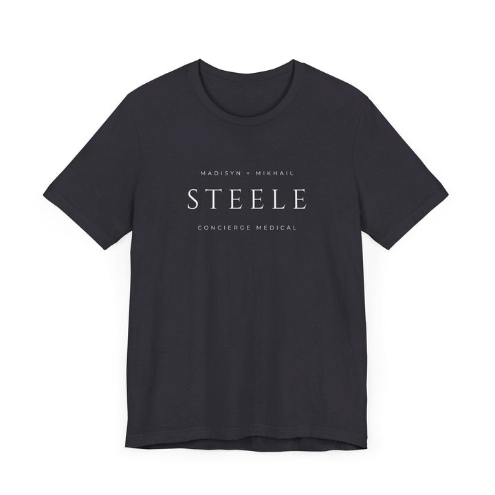 Slow Burn Publishing T-Shirt Steele Concierge Medical - Unisex Jersey Short Sleeve Tee