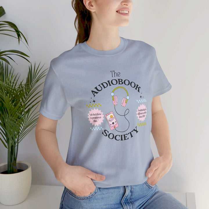 Slow Burn Publishing T-Shirt The Audiobook Society - Unisex Jersey Short Sleeve Tee