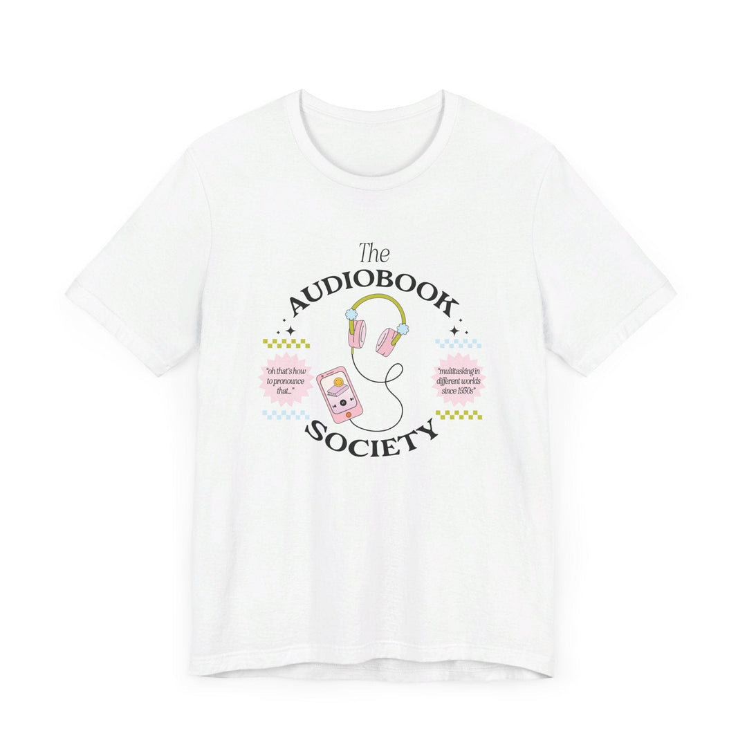 Slow Burn Publishing T-Shirt The Audiobook Society - Unisex Jersey Short Sleeve Tee