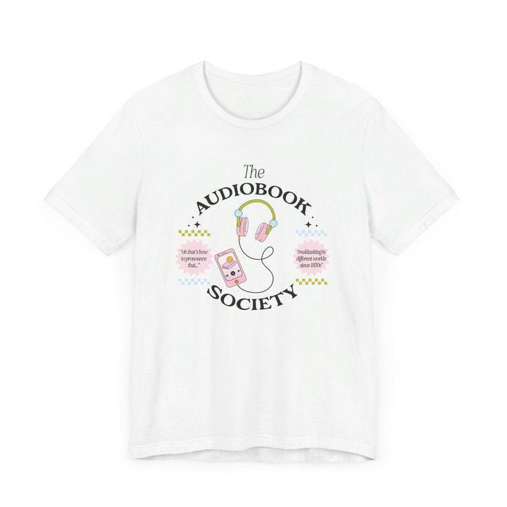 Slow Burn Publishing T-Shirt The Audiobook Society - Unisex Jersey Short Sleeve Tee