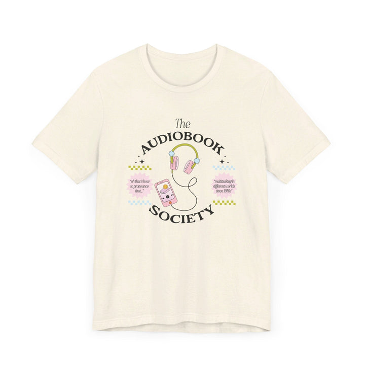 Slow Burn Publishing T-Shirt The Audiobook Society - Unisex Jersey Short Sleeve Tee