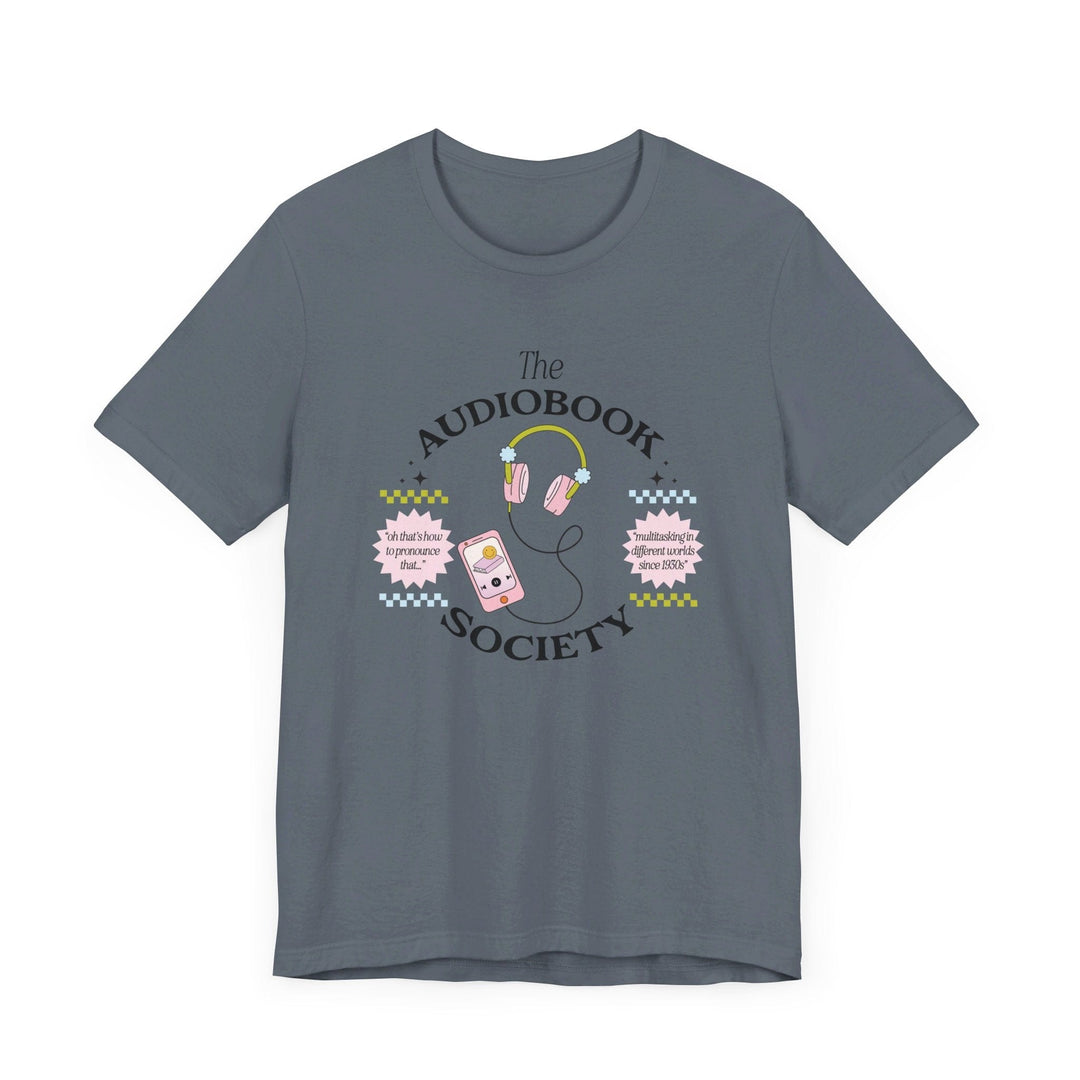 Slow Burn Publishing T-Shirt The Audiobook Society - Unisex Jersey Short Sleeve Tee