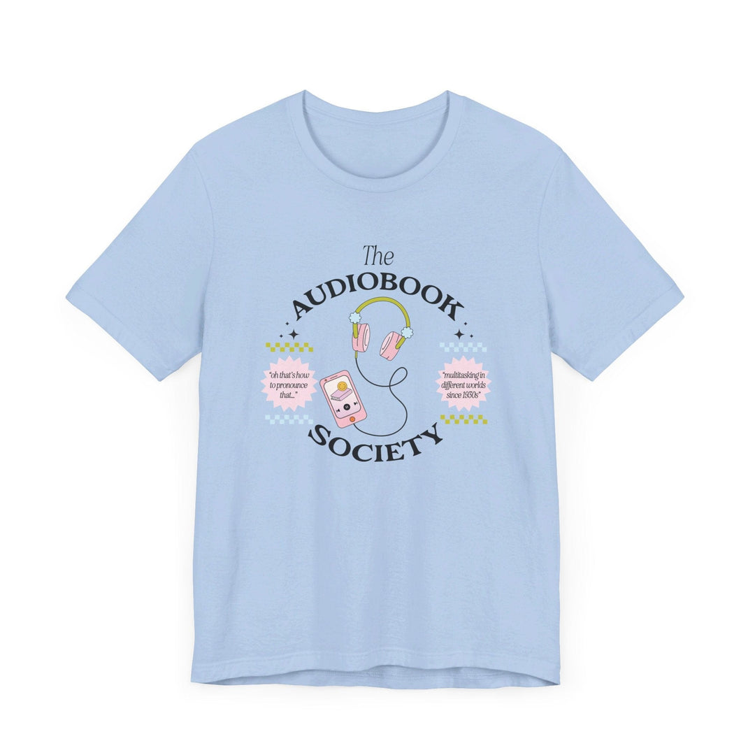 Slow Burn Publishing T-Shirt The Audiobook Society - Unisex Jersey Short Sleeve Tee