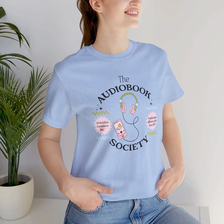 Slow Burn Publishing T-Shirt The Audiobook Society - Unisex Jersey Short Sleeve Tee