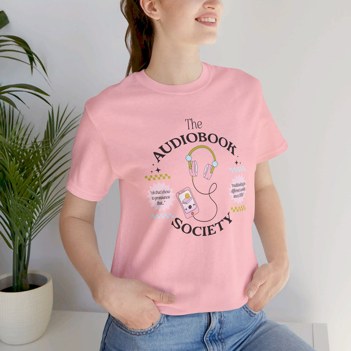 Slow Burn Publishing T-Shirt The Audiobook Society - Unisex Jersey Short Sleeve Tee