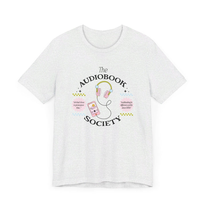 Slow Burn Publishing T-Shirt The Audiobook Society - Unisex Jersey Short Sleeve Tee