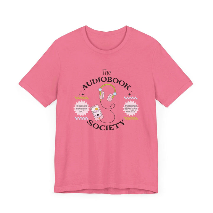 Slow Burn Publishing T-Shirt The Audiobook Society - Unisex Jersey Short Sleeve Tee