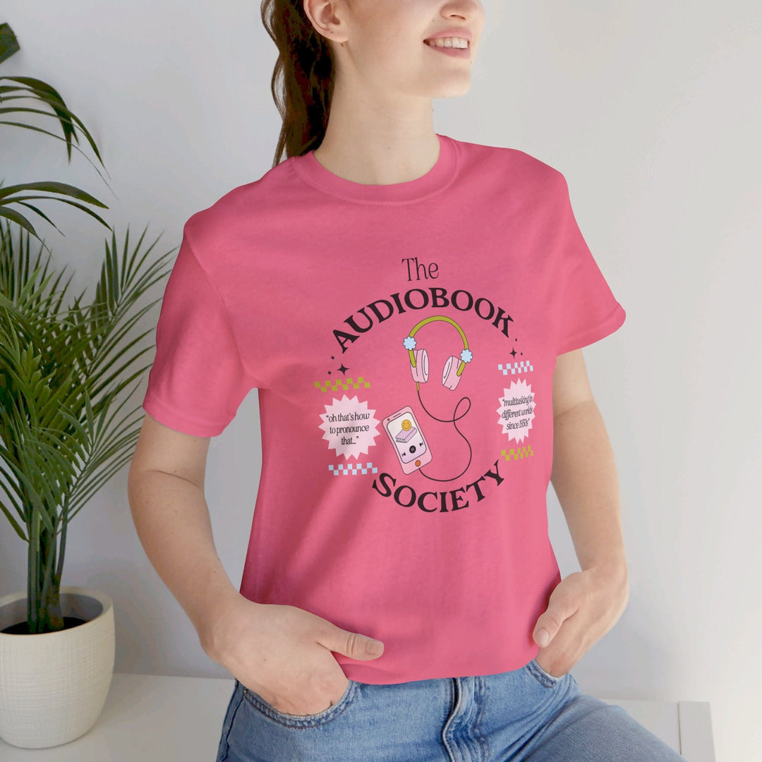 Slow Burn Publishing T-Shirt The Audiobook Society - Unisex Jersey Short Sleeve Tee