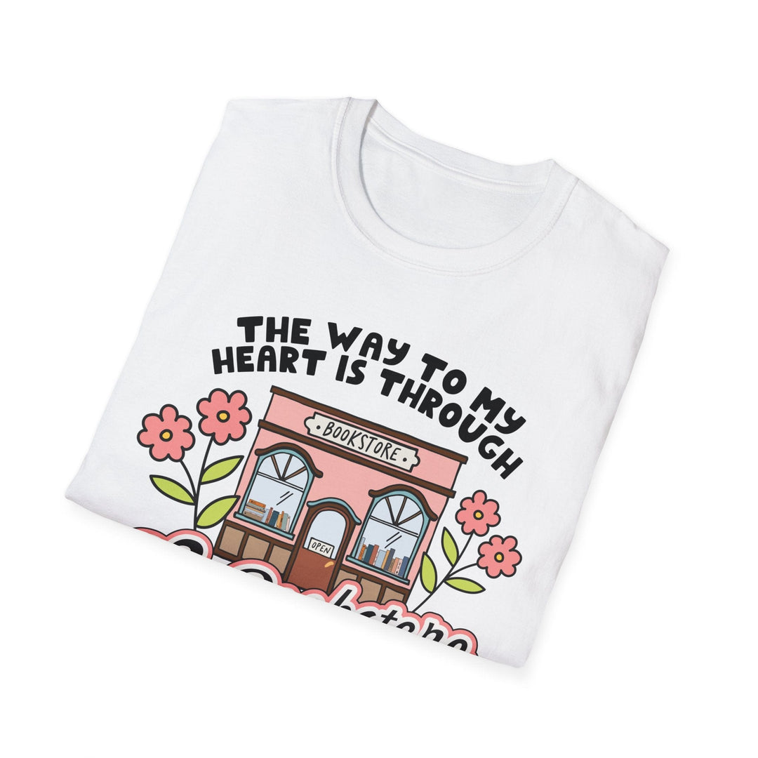 Slow Burn Publishing T-Shirt The Way to My Heart - Unisex Softstyle T-Shirt