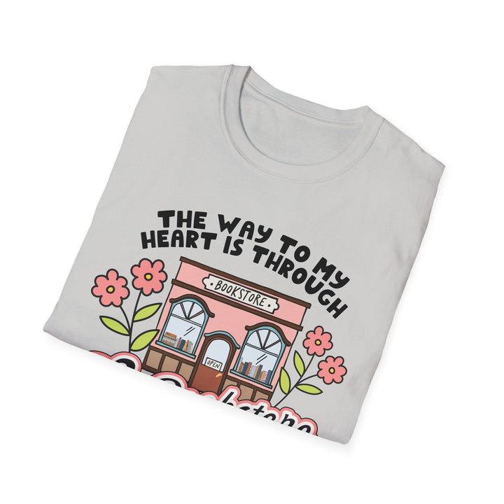 Slow Burn Publishing T-Shirt The Way to My Heart - Unisex Softstyle T-Shirt