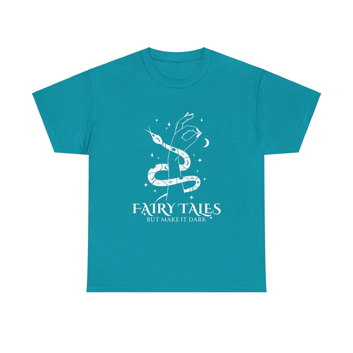 Slow Burn Publishing T-Shirt Tropical Blue / S Fairy Tales but make it Dark - Unisex Heavy Cotton Tee