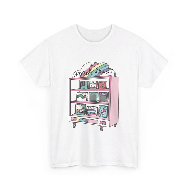 Slow Burn Publishing T-Shirt White / S Bookfair - Unisex Heavy Cotton Tee