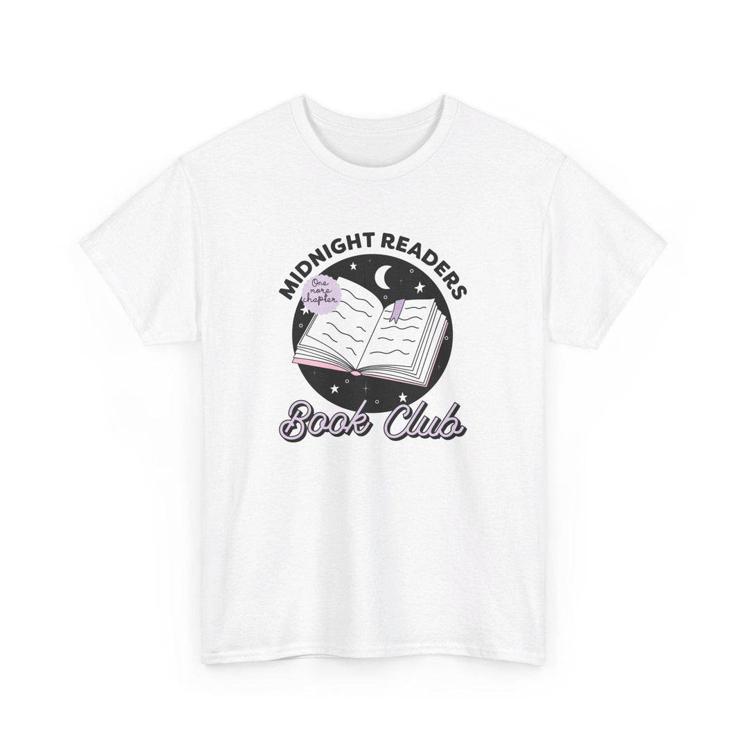 Slow Burn Publishing T-Shirt White / S Midnight Readers Book Club - Unisex Heavy Cotton Tee