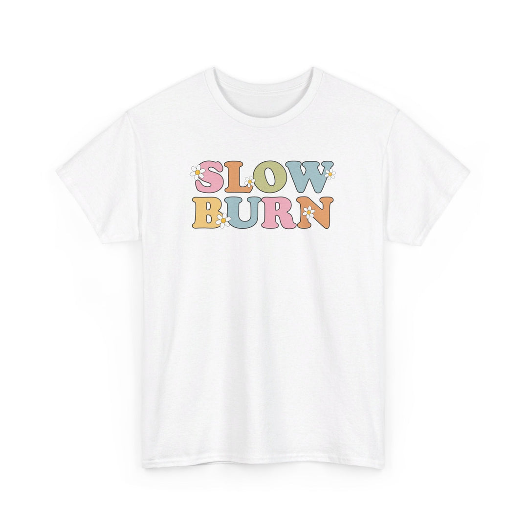 Slow Burn Publishing T-Shirt White / S Slow Burn - Unisex Heavy Cotton Tee