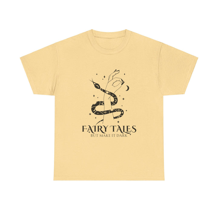 Slow Burn Publishing T-Shirt Yellow Haze / S Fairy Tales but make it Dark - Unisex Heavy Cotton Tee