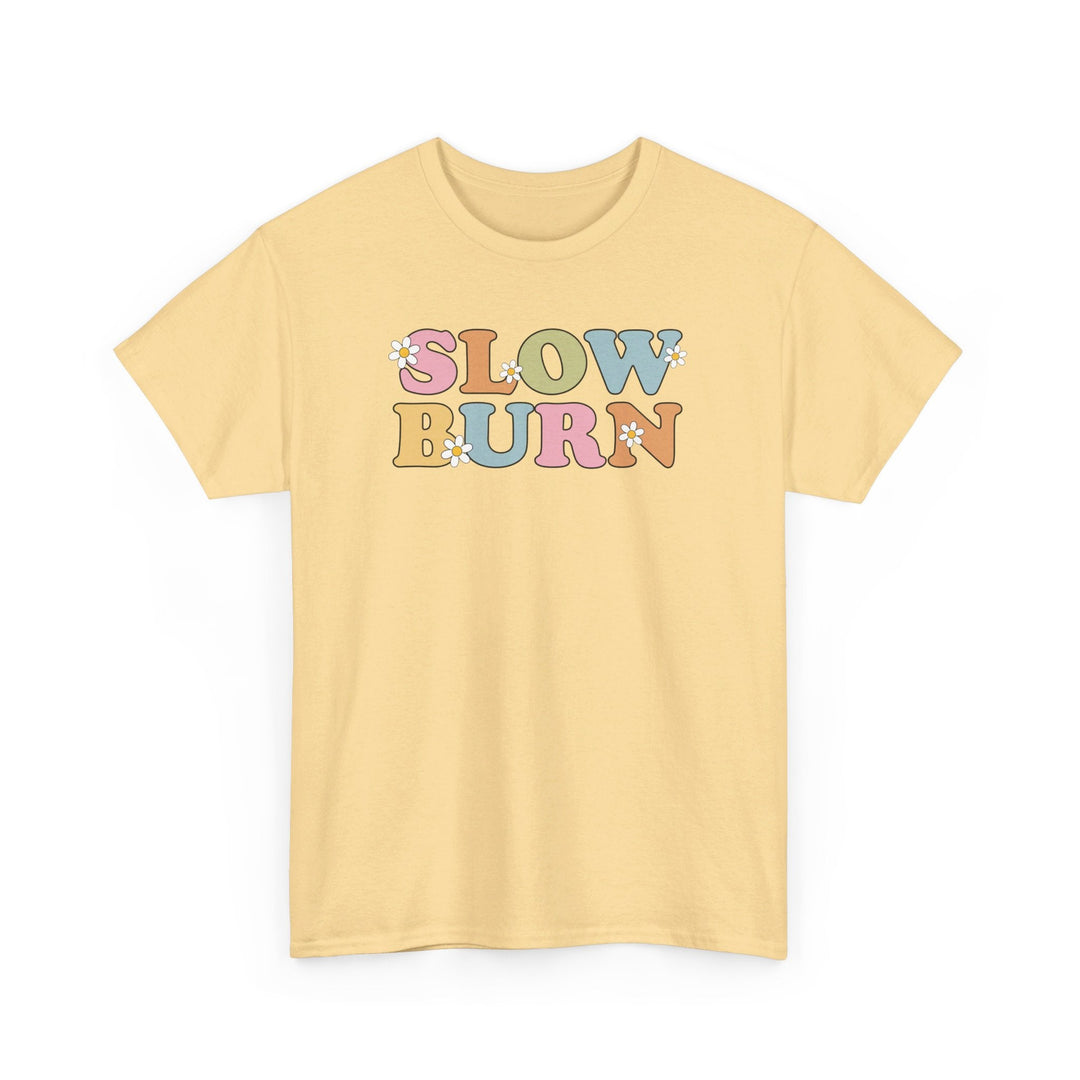 Slow Burn Publishing T-Shirt Yellow Haze / S Slow Burn - Unisex Heavy Cotton Tee